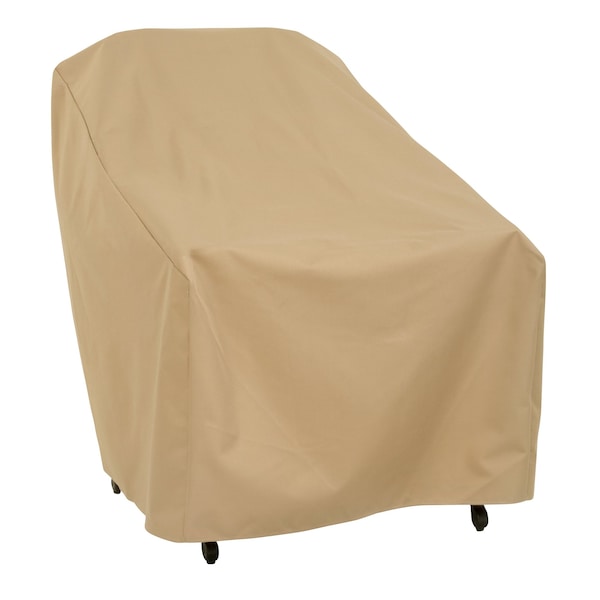 Modern Leisure Basics Patio Chair Cover, 27 in. L x 34 in. W x 31 in. H, Khaki 7465 - main